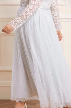 Needle & Thread Holding LTD Tempest V-Neck Bodice Ankle Gown