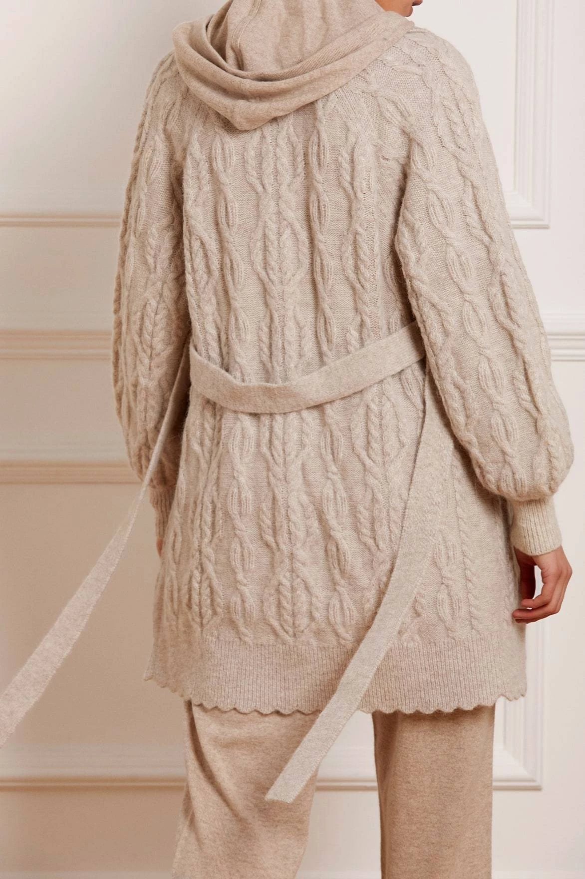 Needle & Thread Holding LTD Twisted Cable Knee Length Cardigan All - Womenswear 6 Needle & Thread Holding LTD Twisted Cable Knee Length Cardigan All - Womenswear