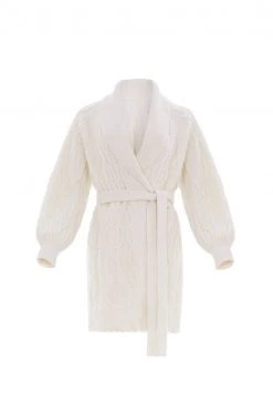 Needle & Thread Holding LTD All - Womenswear Twisted Cable Knee Length Cardigan