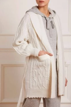 Needle & Thread Holding LTD All - Womenswear Twisted Cable Knee Length Cardigan 10 Needle & Thread Holding LTD All - Womenswear Twisted Cable Knee Length Cardigan