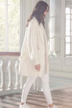 Needle & Thread Holding LTD All - Womenswear Twisted Cable Knee Length Cardigan 14 Needle & Thread Holding LTD All - Womenswear Twisted Cable Knee Length Cardigan