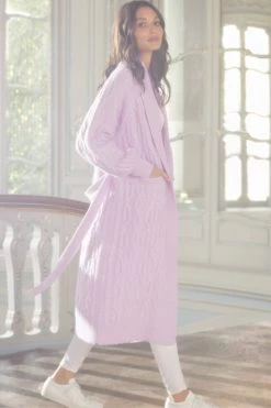 Needle & Thread Holding LTD Twisted Cable Maxi Cardigan All - Womenswear