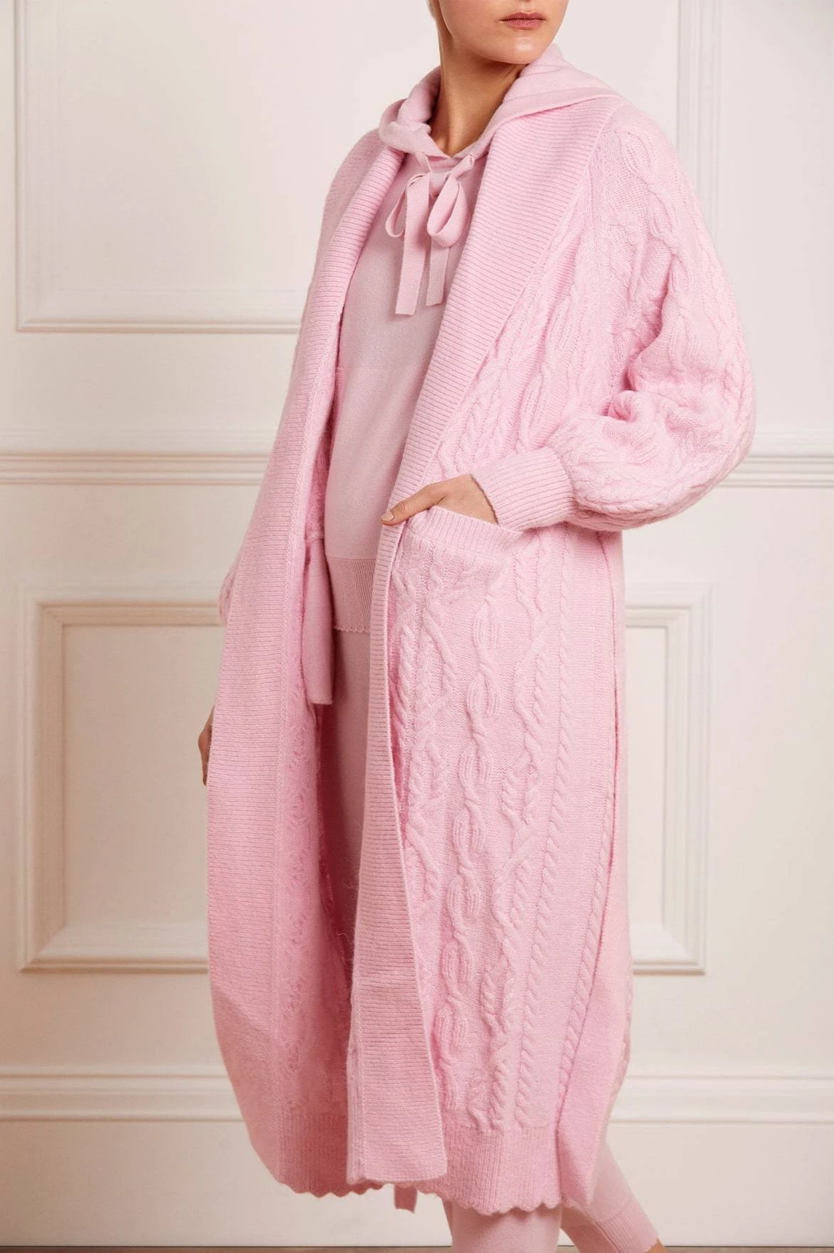 Needle & Thread Holding LTD Twisted Cable Maxi Cardigan 3 Needle & Thread Holding LTD Twisted Cable Maxi Cardigan