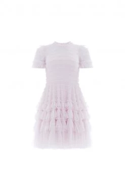 Needle & Thread Holding LTD New Arrivals Valentine Ruffle Micro Mini Dress