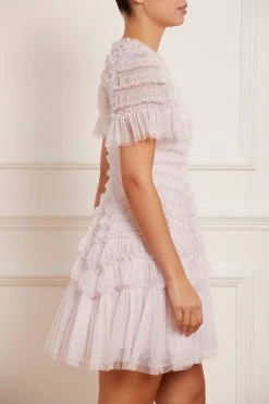 Needle & Thread Holding LTD New Arrivals Valentine Ruffle Micro Mini Dress