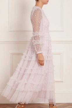 Needle & Thread Holding LTD Violet Shimmer Ankle Gown New Arrivals