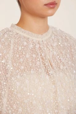 Needle & Thread Holding LTD Violet Shimmer Short Cape