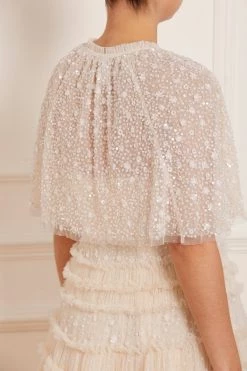 Needle & Thread Holding LTD Violet Shimmer Short Cape