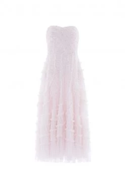 Needle & Thread Holding LTD Violet Shimmer Strapless Corset Ballerina Dress New Arrivals