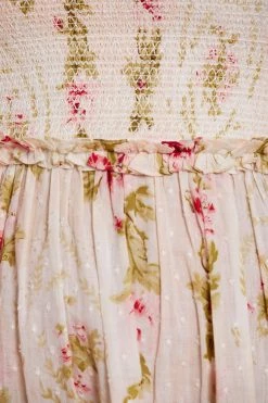 Needle & Thread Holding LTD All - Womenswear Waltzing Blooms Cotton Smocked Bandeau Ballerina Dress