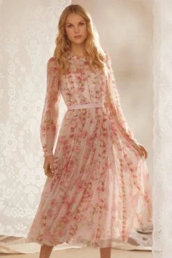 Needle & Thread Holding LTD Waltzing Blooms Garden Round Neck Ballerina Dress 15 Needle & Thread Holding LTD Waltzing Blooms Garden Round Neck Ballerina Dress