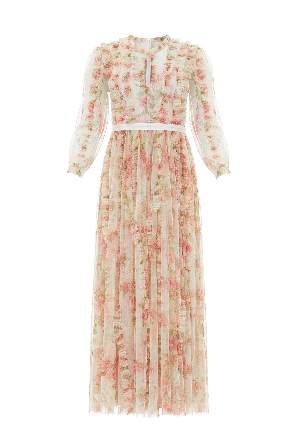 Needle & Thread Holding LTD Waltzing Blooms Garden Round Neck Gown 2 Needle & Thread Holding LTD Waltzing Blooms Garden Round Neck Gown