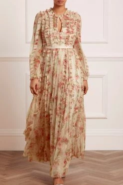 Needle & Thread Holding LTD Waltzing Blooms Garden Round Neck Gown 11 Needle & Thread Holding LTD Waltzing Blooms Garden Round Neck Gown