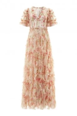 Needle & Thread Holding LTD Waltzing Blooms Grace Ankle Gown All - Womenswear