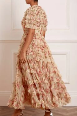 Needle & Thread Holding LTD Waltzing Blooms Grace Ankle Gown All - Womenswear