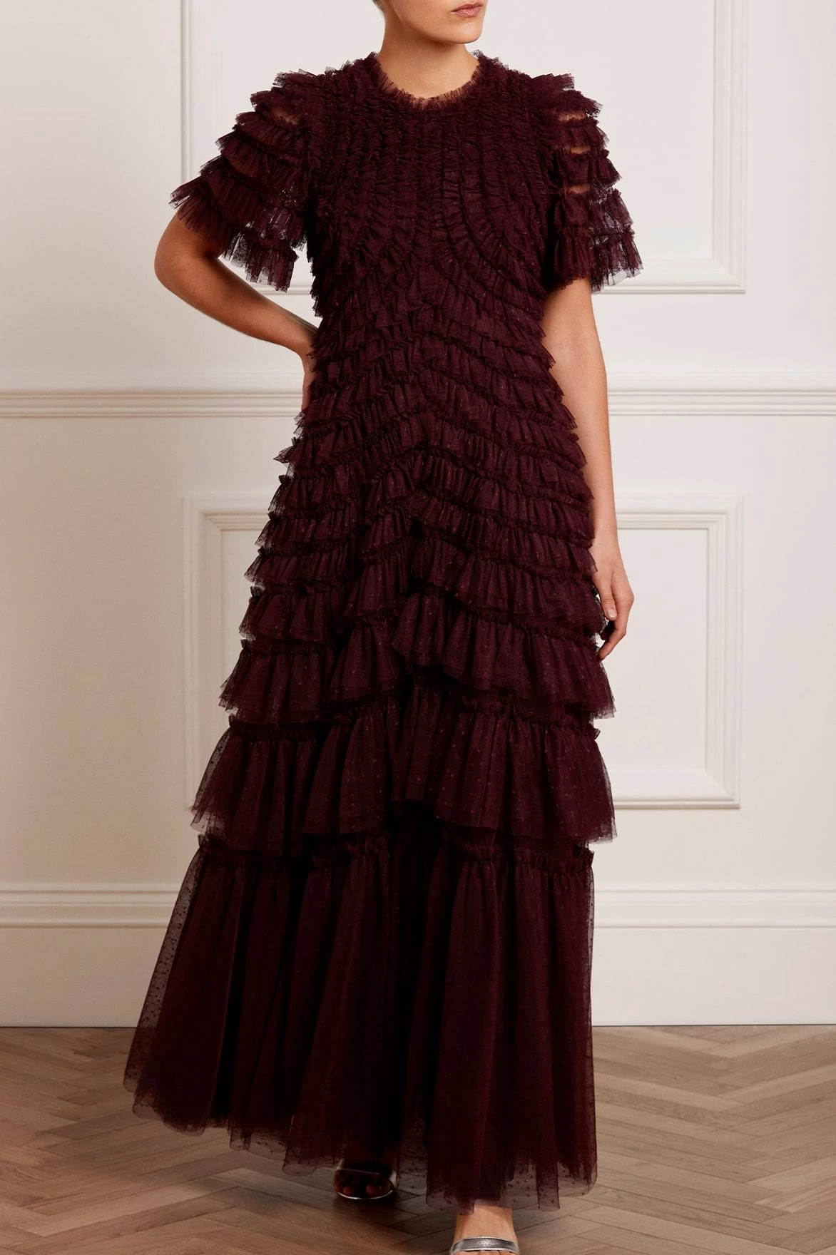 Needle & Thread Holding LTD All - Womenswear Willow Ruffle Gown 3 Needle & Thread Holding LTD All - Womenswear Willow Ruffle Gown