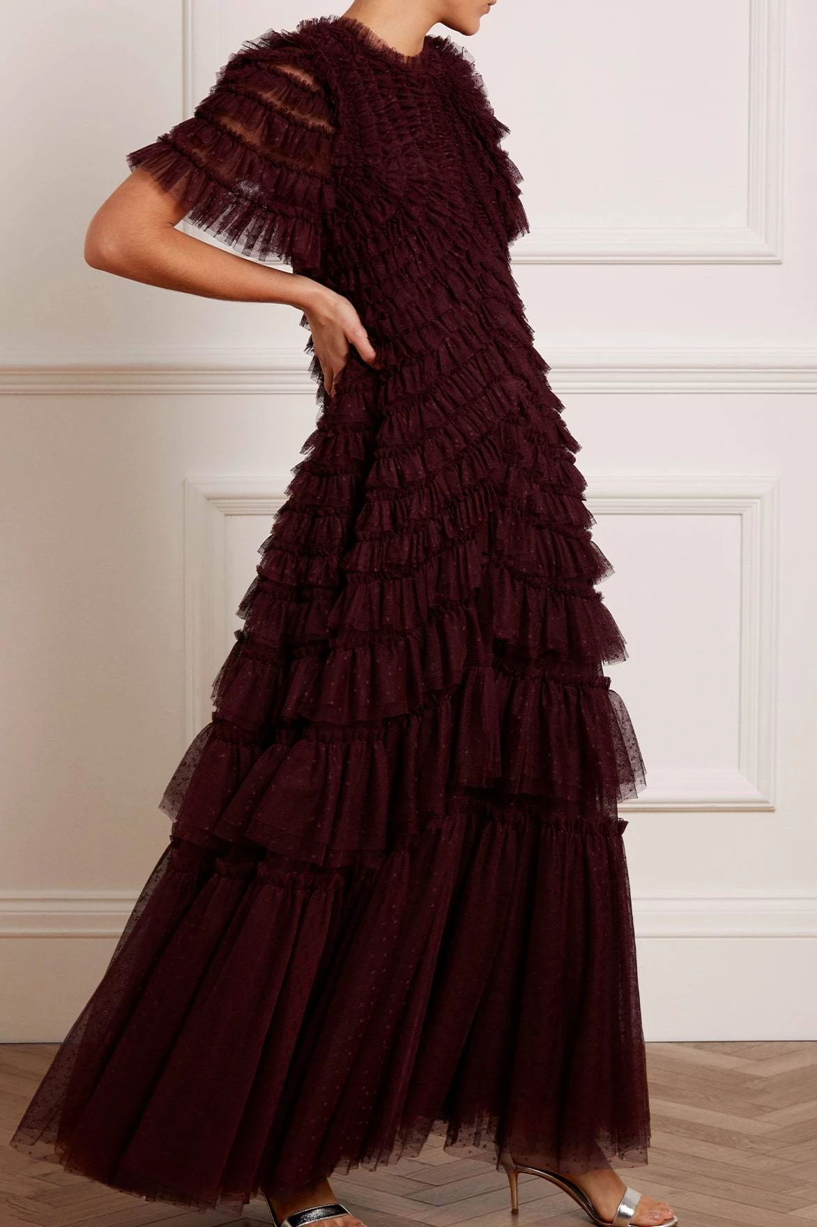 Needle & Thread Holding LTD All - Womenswear Willow Ruffle Gown 4 Needle & Thread Holding LTD All - Womenswear Willow Ruffle Gown