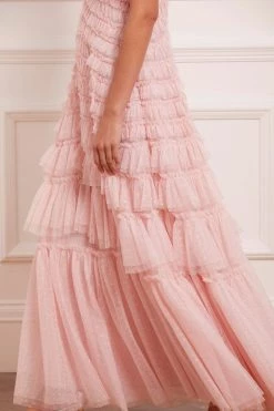 Needle & Thread Holding LTD Willow Ruffle V-Neck Gown All - Womenswear